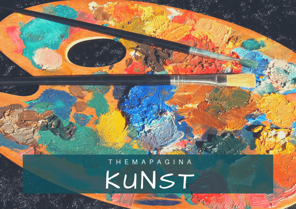 Themapagina Kunst- met kleuters werken aan digitale geletterdheid.